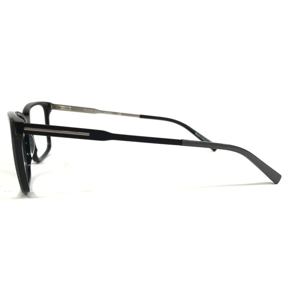 Michael Ryen Eyeglasses Frames MR-424 C3 Gray Black Silver Square 54-17-145